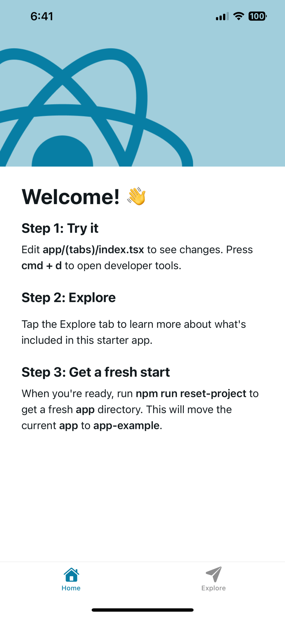 React Native Starter App Welcome Kit